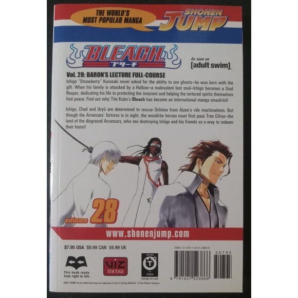 Bleach Vol 28 by Tite Kubo – Viz Manga PB Paperback VG+ - Picture 2 of 2